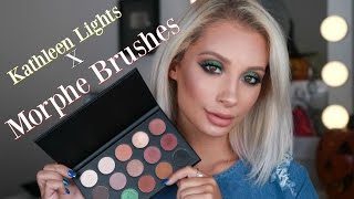 Kathleen Lights X Morphe Brushes Tutorial  Nicol Concilio [upl. by Lucilla719]