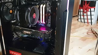 How to Install Ryzen 5 5600x and review of B550 Tomahawk RTX 2060 Adata DDR4 3600Mhz [upl. by Leahplar]