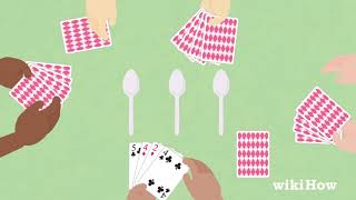 How to Play Spoons the card game [upl. by Ahsirpac192]