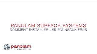 Comment Installer les Panneaux FRL® [upl. by Erdeid777]