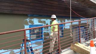 EIFS Installation 201 College Ave Ithaca NY [upl. by Horick]