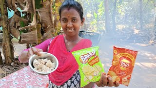 Lays Chicken Recipe 🍗  Epi 1  Selva Vlogs [upl. by Acinemod]