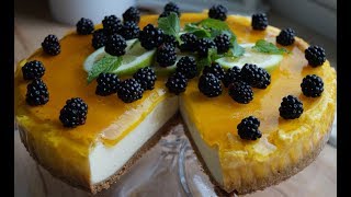 Limonlu Cheesecake  Limonlu Cizkek Ferahlatici Yaz Pastasi [upl. by Halonna571]