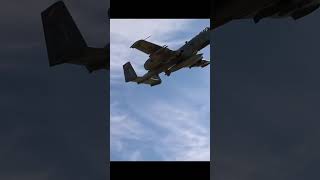 A10C Thunderbolt II quotWarthogquot Strafing Run Training [upl. by Adnek]