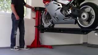 Moto Lift 400 LD Motorrad Hebebühne für die Garage wwwmotoliftde [upl. by Rimas]