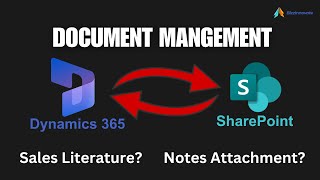 Dynamics 365 Document Management  Sharepoint  Sales Literature [upl. by Niwdla]