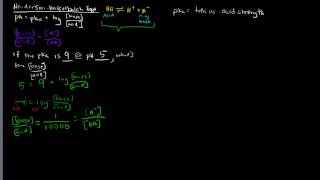 Acids Bases and the Henderson Hasselbalch Equation Part 2 of 3 [upl. by Ahseki447]