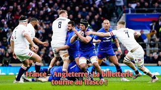 France – Angleterre  La billetterie tourne au fiasco [upl. by Aronos]