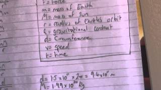 Mathematical Proof Explained Earth takes 365 days to orbit sun [upl. by Ahselaf]