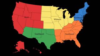 5 Regions of the U S FINAL [upl. by Danzig336]