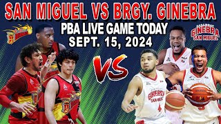 BRGY GINEBRA vs SAN MIGUEL BEERMEN PBA Game Today Sept 15 2024  2k24 [upl. by Alica828]