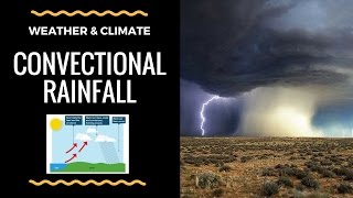 Convectional rainfall  diagram and explanation [upl. by Crellen780]