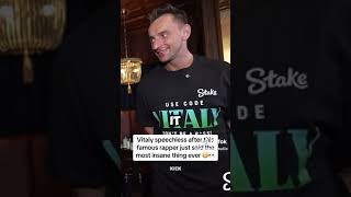 Vitaly Speechless After This Famous Rapper Just Said The Most Insane Thing Ever 😮 shorts [upl. by Eixel774]