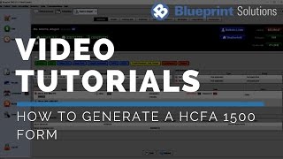 How to Generate a HCFA 1500 Form [upl. by Brock]