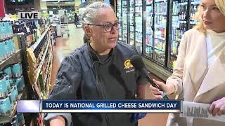 National Grilled Cheese Day interview [upl. by Sharman904]