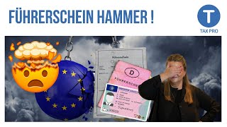 EU plant FührerscheinHammer Tempolimit Senioren SUV Führerschein [upl. by Laban]