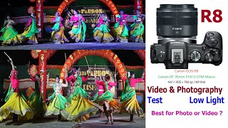 Canon R8 Video and Photo low light test [upl. by Netneuq]