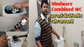 Cistern Repairing Of Hindware Combind WCFlushHindware CisternFlush RepairingBathroomPlumber [upl. by Vokaay]