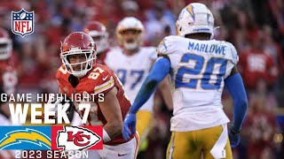 Los Angeles Chargers vs Kansas City Chiefs  2023 Week 7 Game Highlights [upl. by Aninotna]