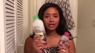 Garnier SkinActive Micellar Water Review [upl. by Gnok757]