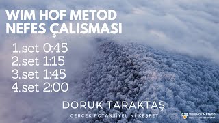 Wim Hof Metod Nefes Çalışması  Türkçe Yönlendirmeli  4 Set [upl. by Wilburt]