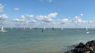 Busy day at the start of Cowes Week 2024 [upl. by Nahem]