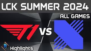 T1 vs DRX Highlights ALL GAMES  LCK Summer 2024  T1 vs DRX by Onivia [upl. by Avert331]