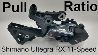 Shimano Ultegra 11Speed Derailleur Pull Ratio Measurements [upl. by Raouf]