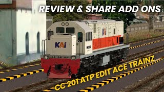 MIRIP ADD ONS KAI  Review amp Share Add Ons CC 201 By ATP Edit ACE  Trainz Simulator Android [upl. by Enelak]