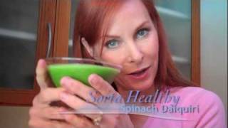 Super Easy Green Smoothie recipe  Spinach Daiquiri [upl. by Ahsinav151]