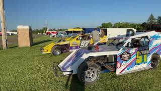 Davenport Speedway Pit tour walk thru 5172024 dirttrackracing [upl. by Sochor158]