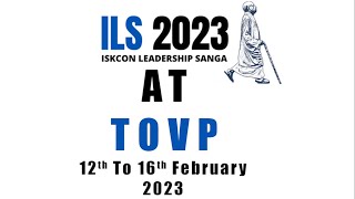 ISKCON Leadership Sanga ILS 2023 at the TOVP [upl. by Barna466]