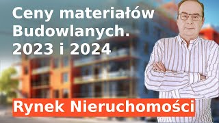 Ceny materiałów budowlanych 2023 i 2024 Negocjuj rabaty  korzystaj póki mało budów [upl. by Craggy]