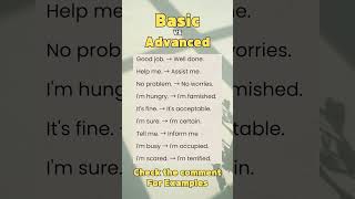 Basic English vs Advanced English quotGood job → Well donequot [upl. by Hersch]