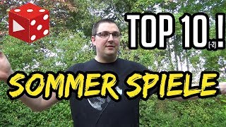 Die besten Spiele für den Sommer  Top 10 der Outdoor  Draußen  Urlaubs  Spiele [upl. by Valoniah]