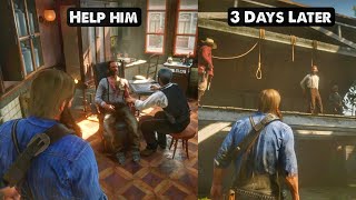 RDR2  Arm amputated amp Secrets Public Hanging one arm man All Random Events amp Outcomes [upl. by Eiddet]