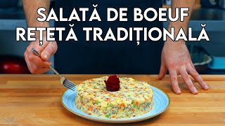 Salată de Boeuf  Cum se Face Salata de Boeuf  Rețetă Salată de Boeuf  Play pe Qoob [upl. by Enirehs]