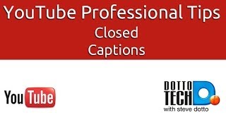 Closed Captioning in YouTube [upl. by Ihsakat549]