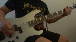 Megadeth  Liar Bass Cover [upl. by Nauqram846]