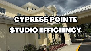 Cypress Pointe Studio Efficiency Room Tour  Orlando FL A Hilton Vacation Club Resort [upl. by Ecyned674]