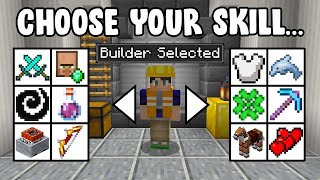 Minecraft but you can CHOOSE YOUR SKILL  JoofyLooby [upl. by Ydnem]