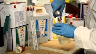 SATA 5000 12 RP applying Glasurit Racing Clear REVIEWDEMO [upl. by Ainslee]