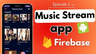 Online Music App Firebase 2 🔥  Android Studio  2024 [upl. by Teloiv]