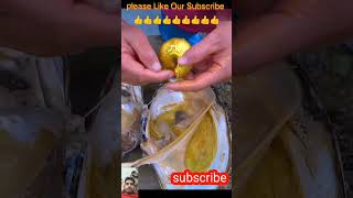 💯✅UnbelievableA golden clam and a golden snail jointly breed charming pearls trending shorts [upl. by Sukramal]