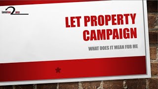 Let Property Campaign  A Guide for Landlords  HMRC Tax Disclosure  LessTax2Pay [upl. by Sualkcin]