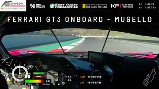 Ferrari 488 GT3 Evo Onboard  Mugello 2021 [upl. by Yrrej]