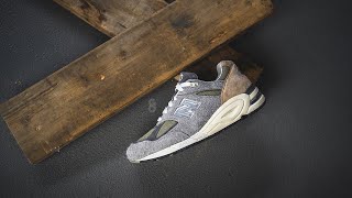 Teddy Santis x New Balance 990 V2 M990TD2 quotMarblehead  Incensequot Review amp OnFeet [upl. by Ahselef491]