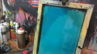 How To Apply Photo Emulsion To a Silk Screen [upl. by Symer]