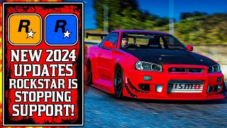 MAJOR GTA Online UPDATE 2024 DLC amp Rockstar STOPS SUPPORT For GTA Online Features GTA5 New Update [upl. by Attayek411]