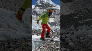 Khumbu Icefall training Тренируемся для прохождения ледопада Кхумбу эверест путешествия travel [upl. by Hannis]